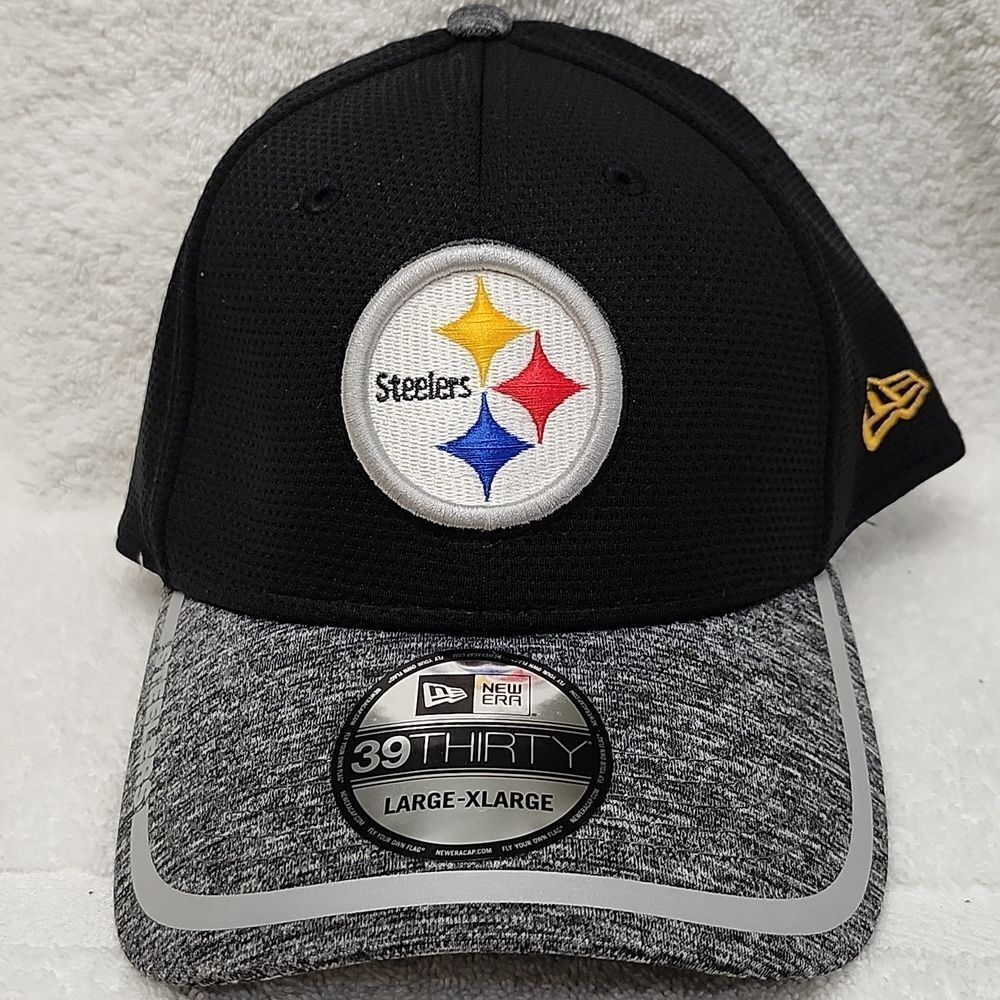 New Era 39Thirty Pittsburgh Steelers Stretchfit Hat - New